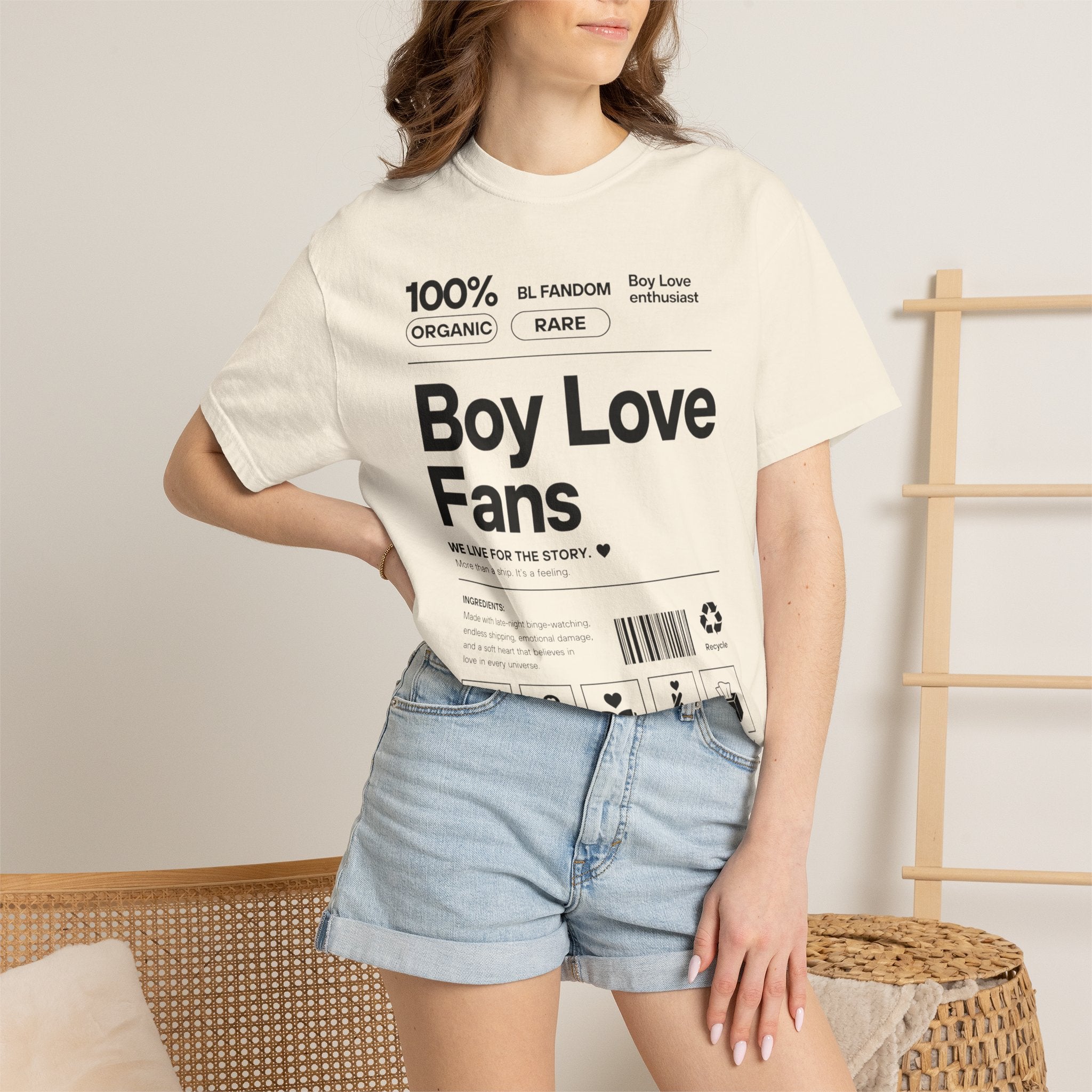 Boy Love Fans Fandom T-Shirt BL Fujoshi Anime Aesthetic Tee