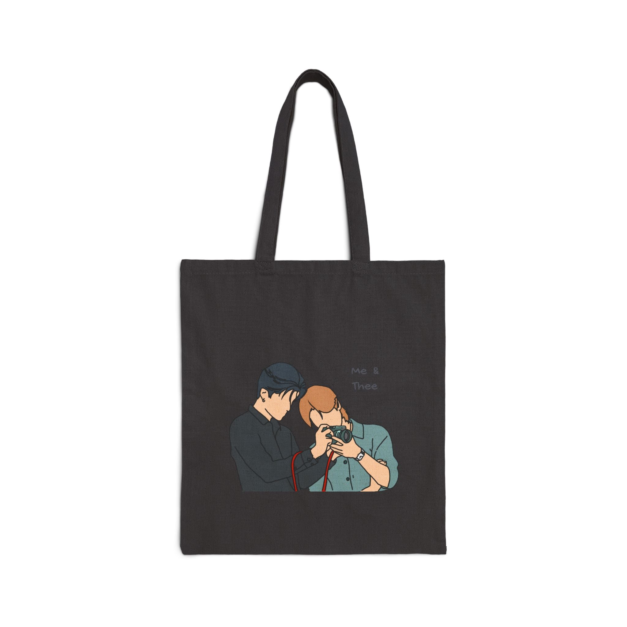 Pondphuwin Mee and Thee Thai BL Series sticker design Tote Bag | GMMTV characters