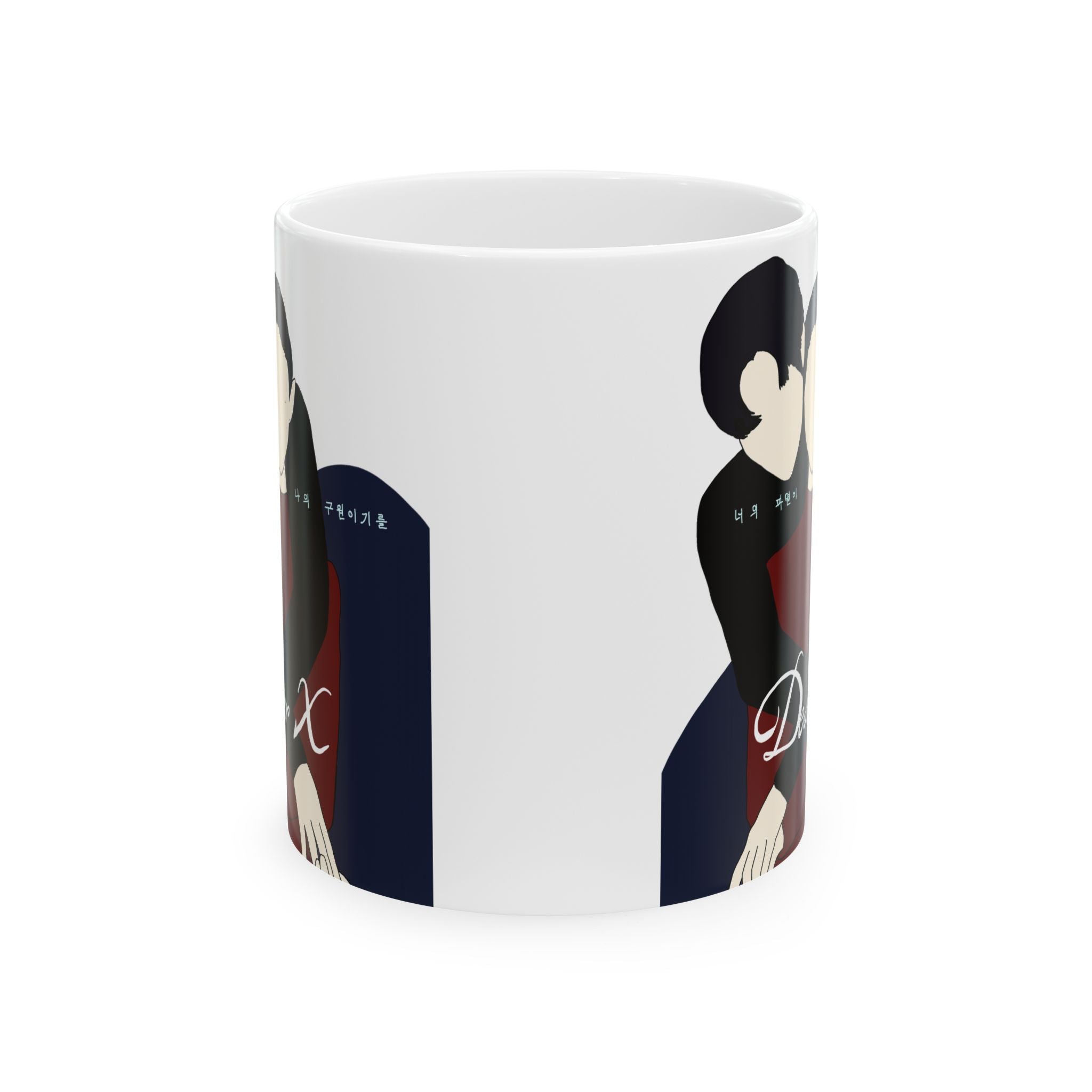K-Drama Dear X Kim Yoo-jung Kim Ji-hoon Ceramic Mug
