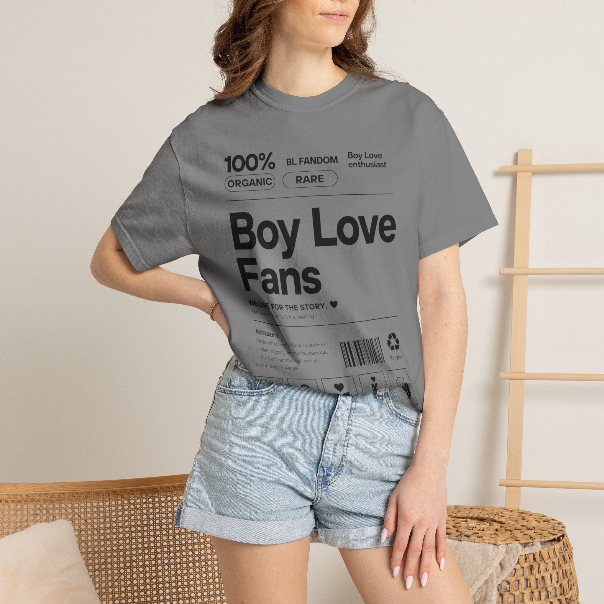 Boy Love Fans Fandom T-Shirt BL Fujoshi Anime Aesthetic Tee