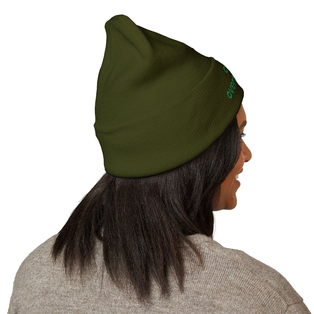 CEO of Overthinking Embroidered Funny beanie