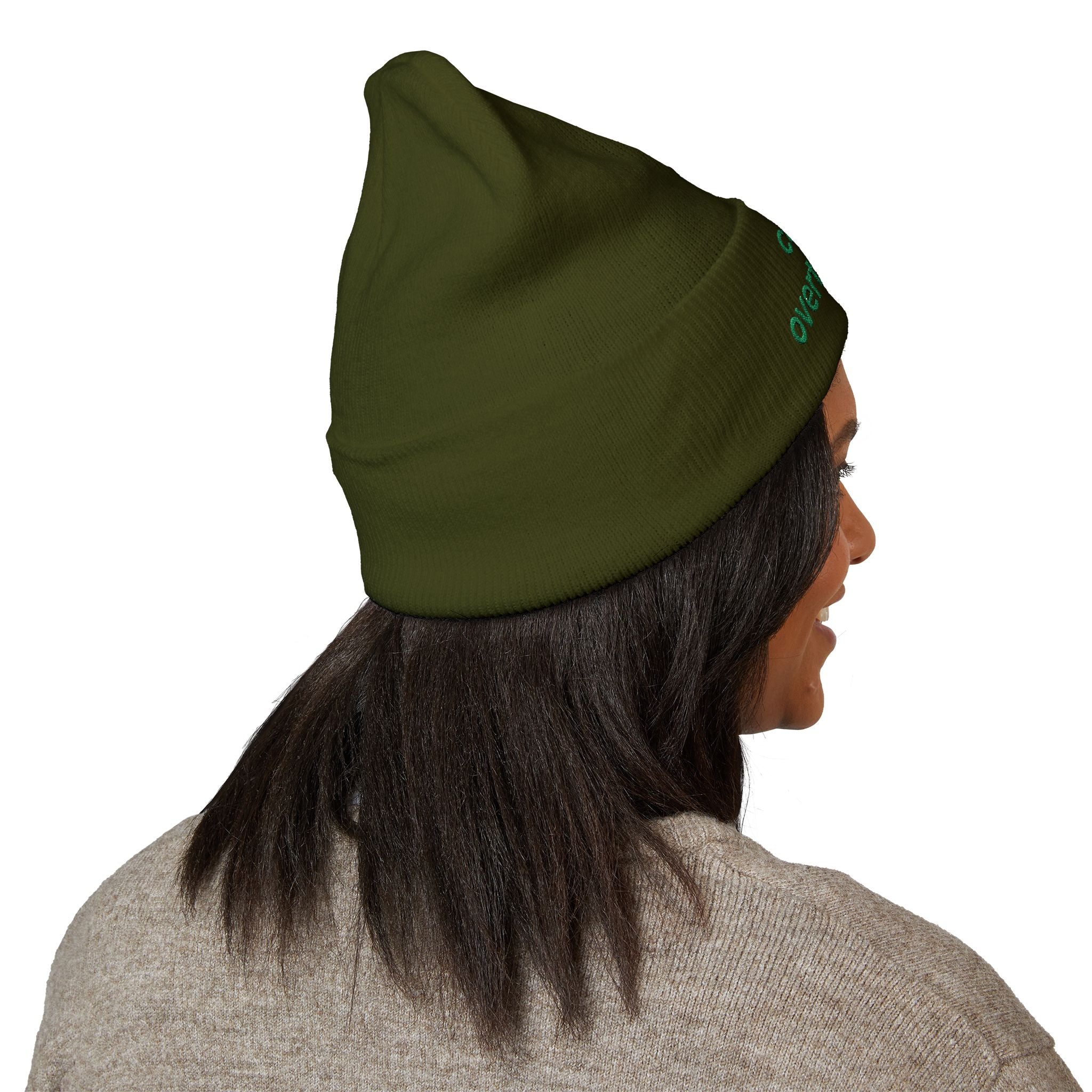 CEO of Overthinking Embroidered Funny beanie