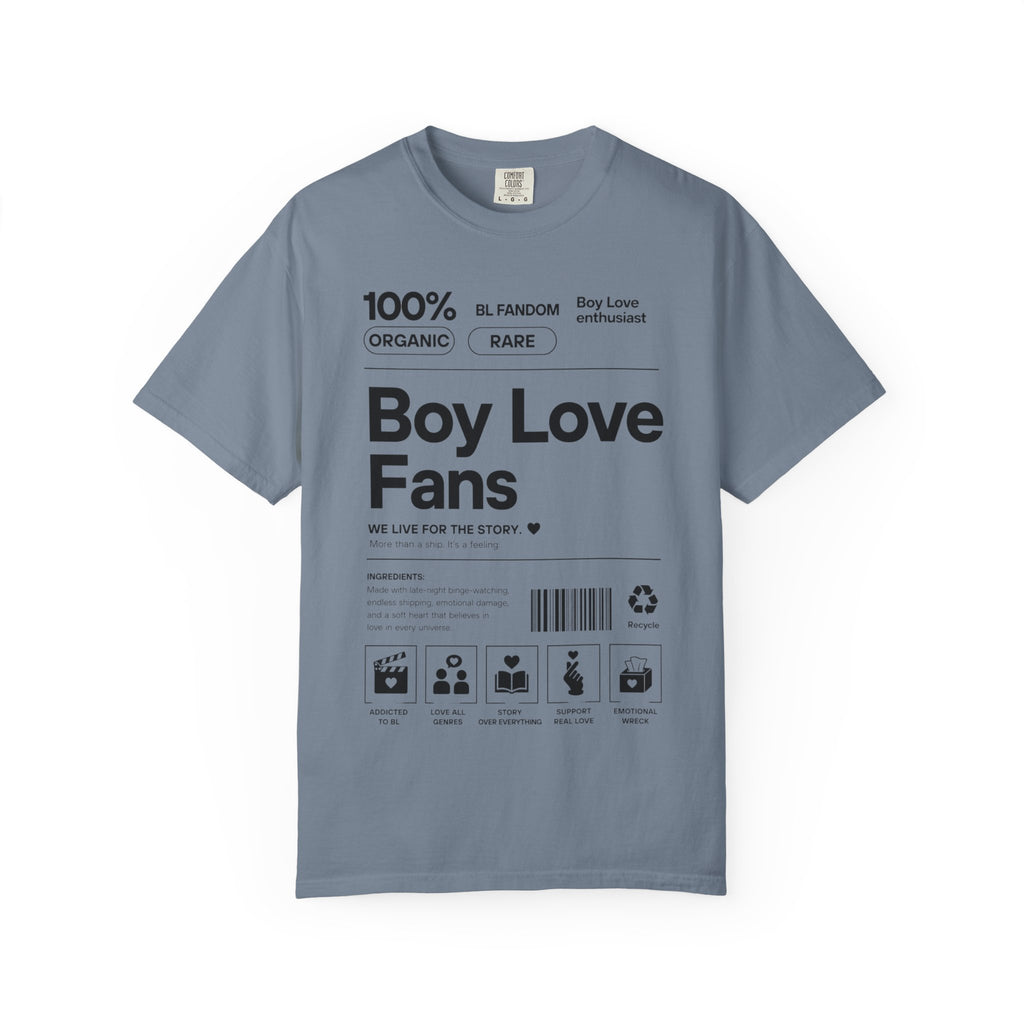 Boy Love Fans Fandom T-Shirt BL Fujoshi Anime Aesthetic Tee