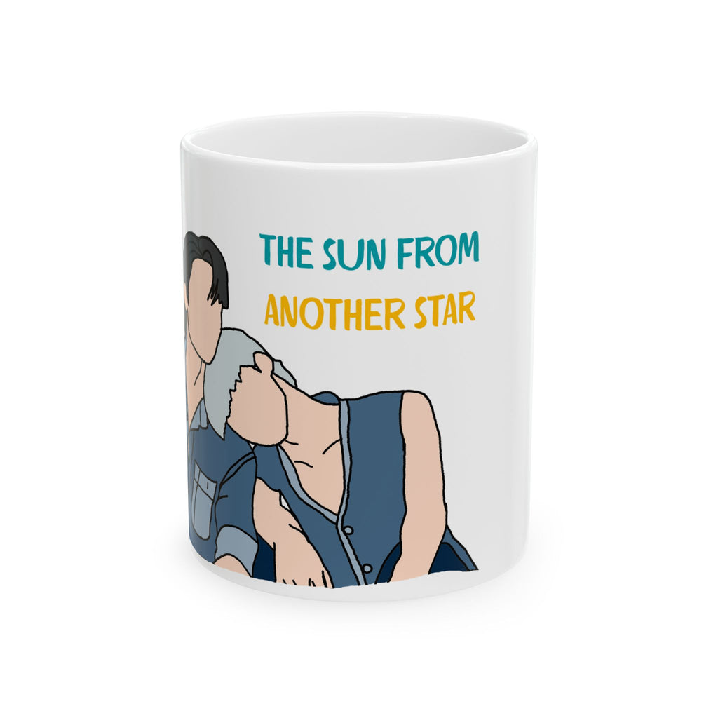 The Sun From Another Star Thai BL Mug, NgernOat Couple Gift, Forever You BL Drama Fan Merch, Boys Love Coffee Cup