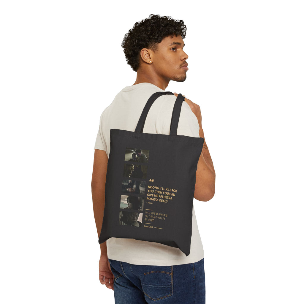 Gold Land Korean Drama Bo-young Kim Sung-chul Tote Bag | Kdrama Fan Canvas
