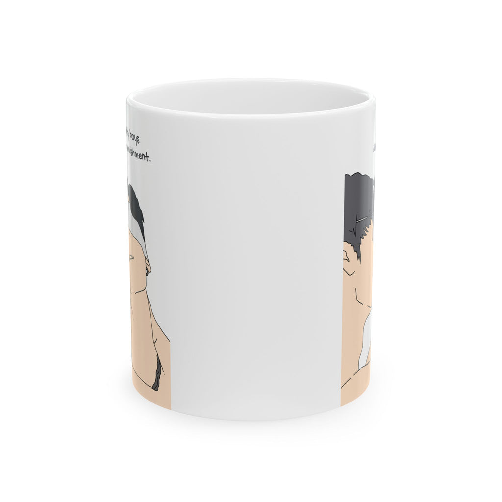 PoohPavel Mug Naughty Boys Deserve Punishment | Pit Babe S2 Charlie Babe Mug | Thai BL Drama Gift