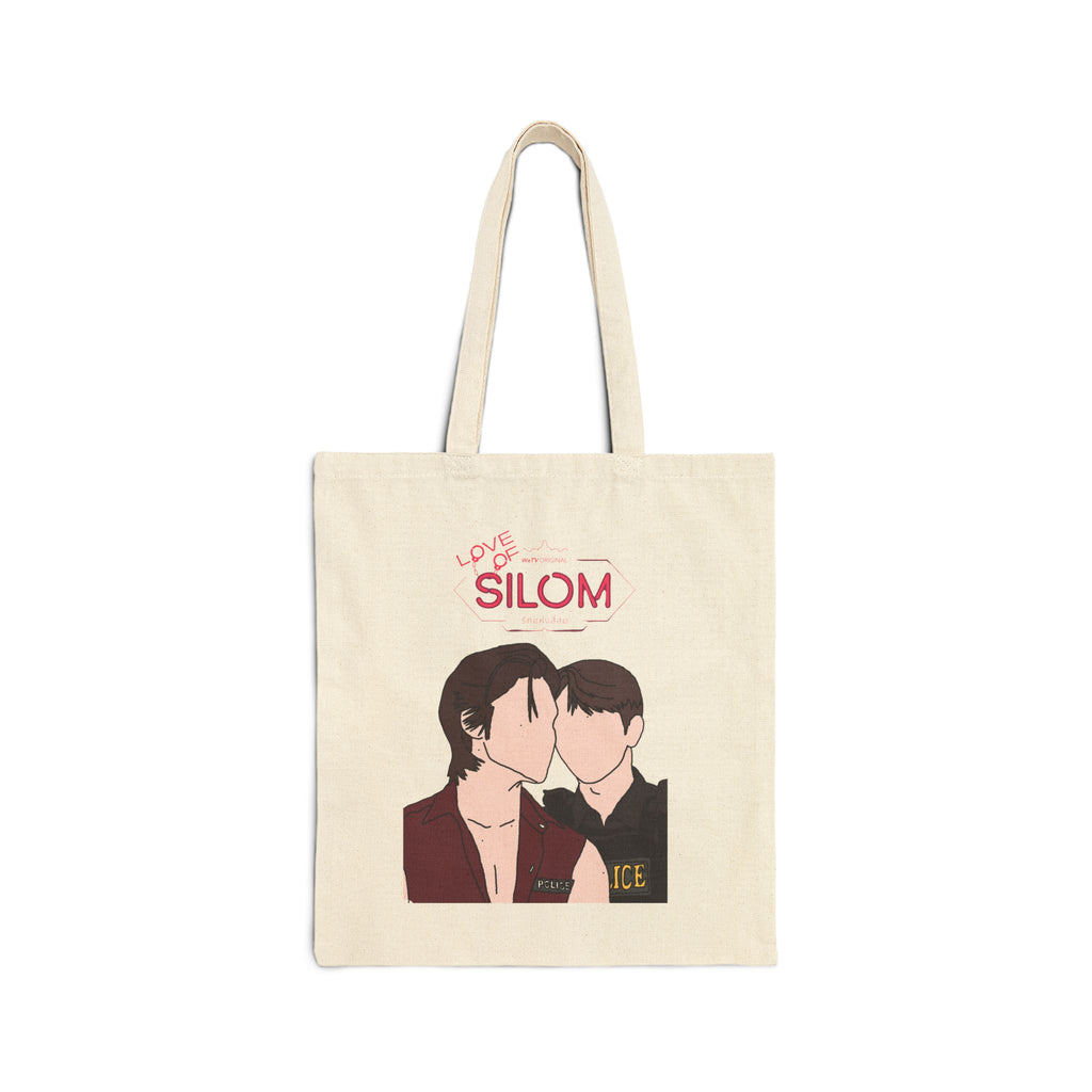 Love of Silom Thai BL Bag | UpPoom Couple Gift | Uppoompat & Poom Fan Merch | Boys Love fan totebag