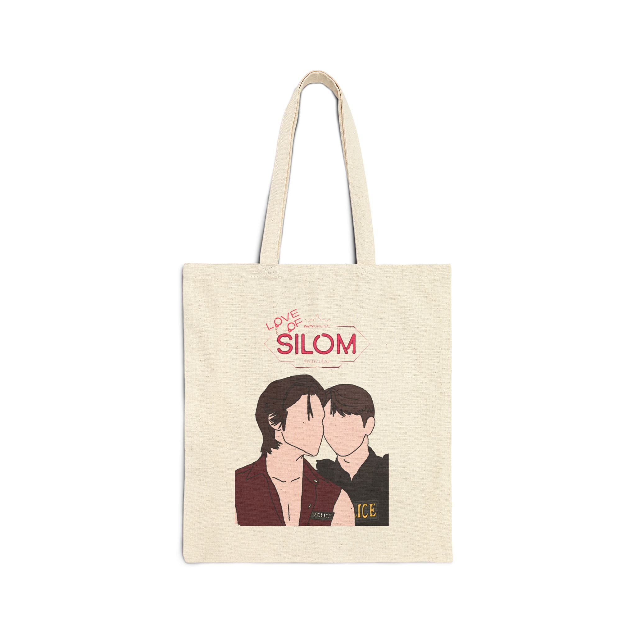 Love of Silom Thai BL Bag | UpPoom Couple Gift | Uppoompat & Poom Fan Merch | Boys Love fan totebag