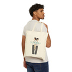 Contrast コントラストBL Drama Line Art Tote Bag | Luchi Haruhi & Akune Haruse Japanese BL Aesthetic