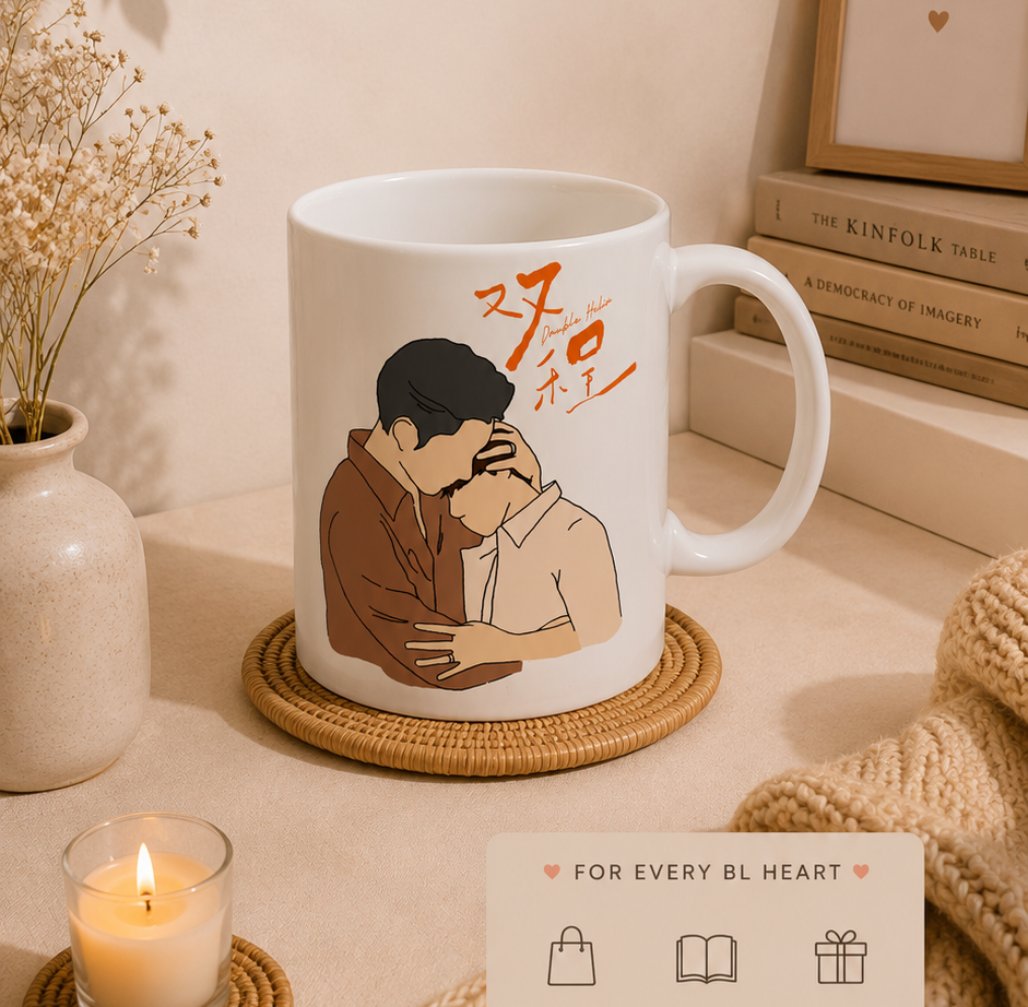 Double Helix BL Cdrama Ceramic Mug | Feng Lu Yichen Ayden Sng Lyu Sitong