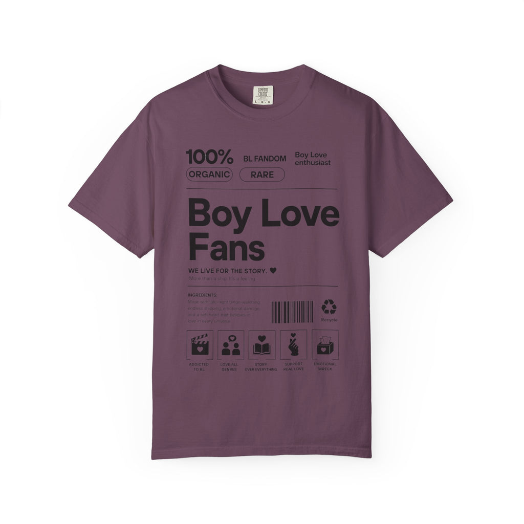 Boy Love Fans Fandom T-Shirt BL Fujoshi Anime Aesthetic Tee