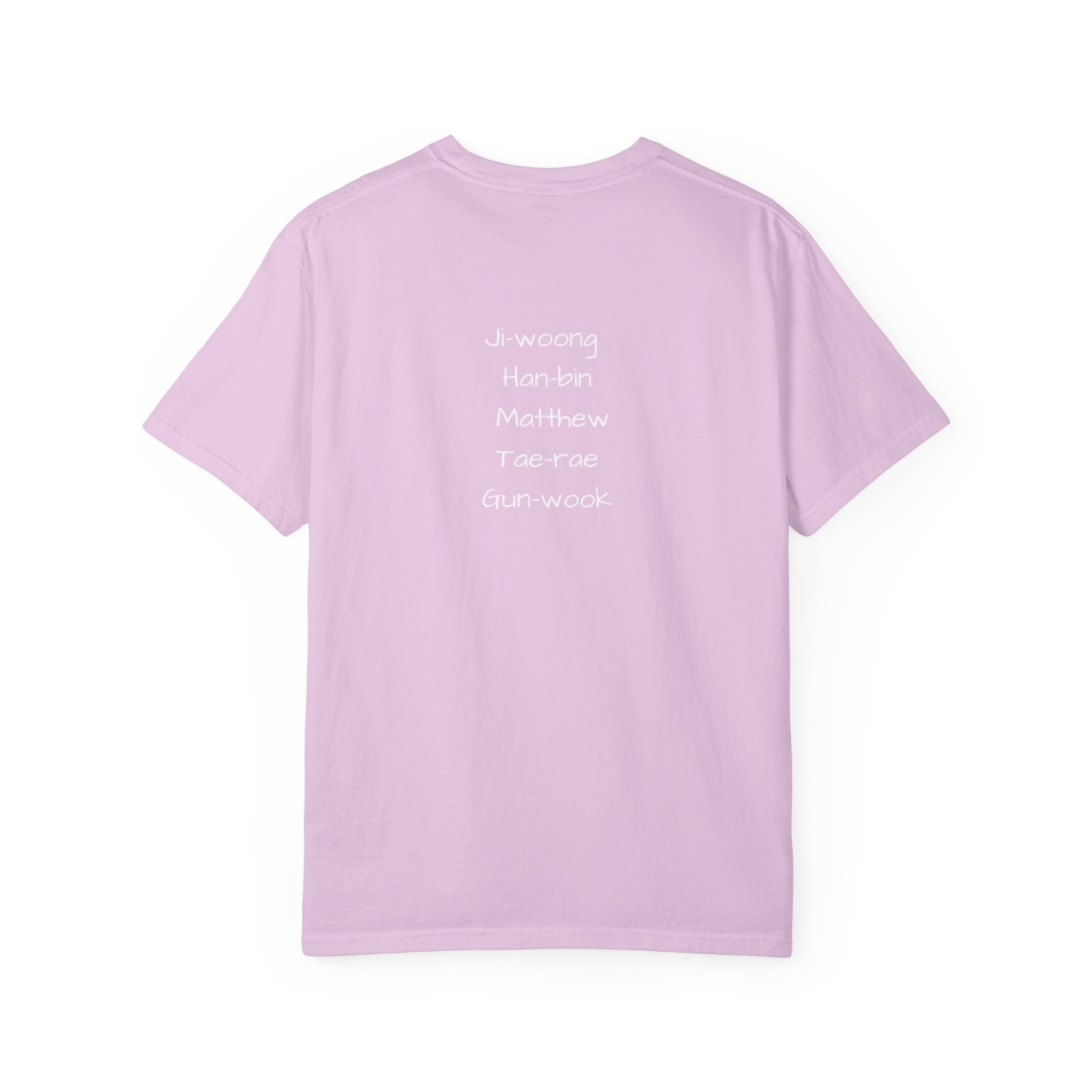 zerobaseone ZB1 Members Tee | T-Shirt featuring Ji-woong Han-bin Matthew Tae-rae Gun-wook
