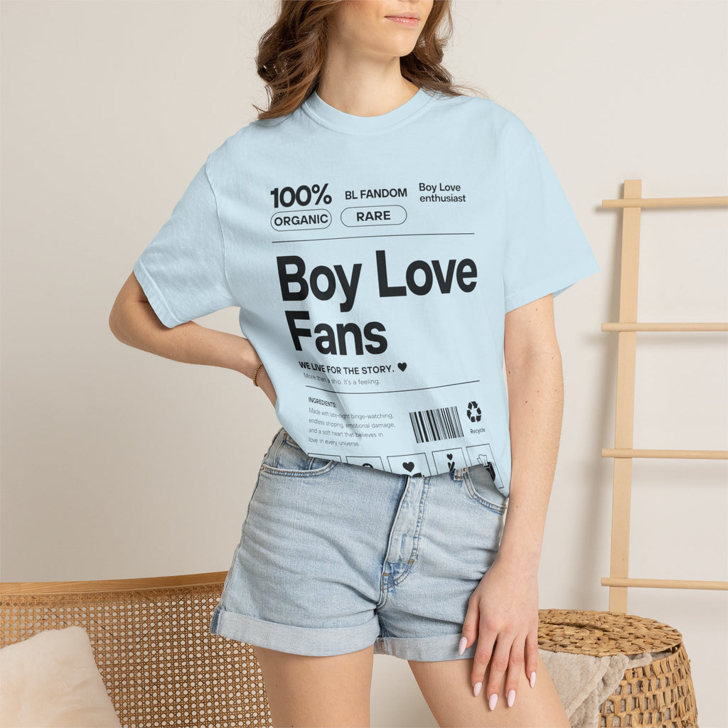 Boy Love Fans Fandom T-Shirt BL Fujoshi Anime Aesthetic Tee
