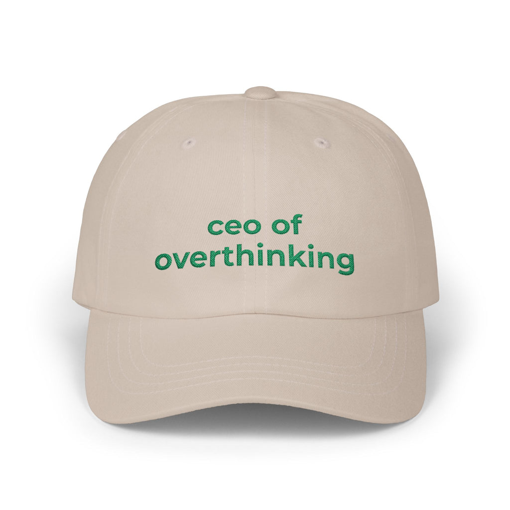 CEO of Overthinking Embroidered Hat