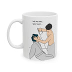 KinnPorsche Mug, "Let me dry your hair", Thai BL Drama, Kinn Porsche The Series Gift