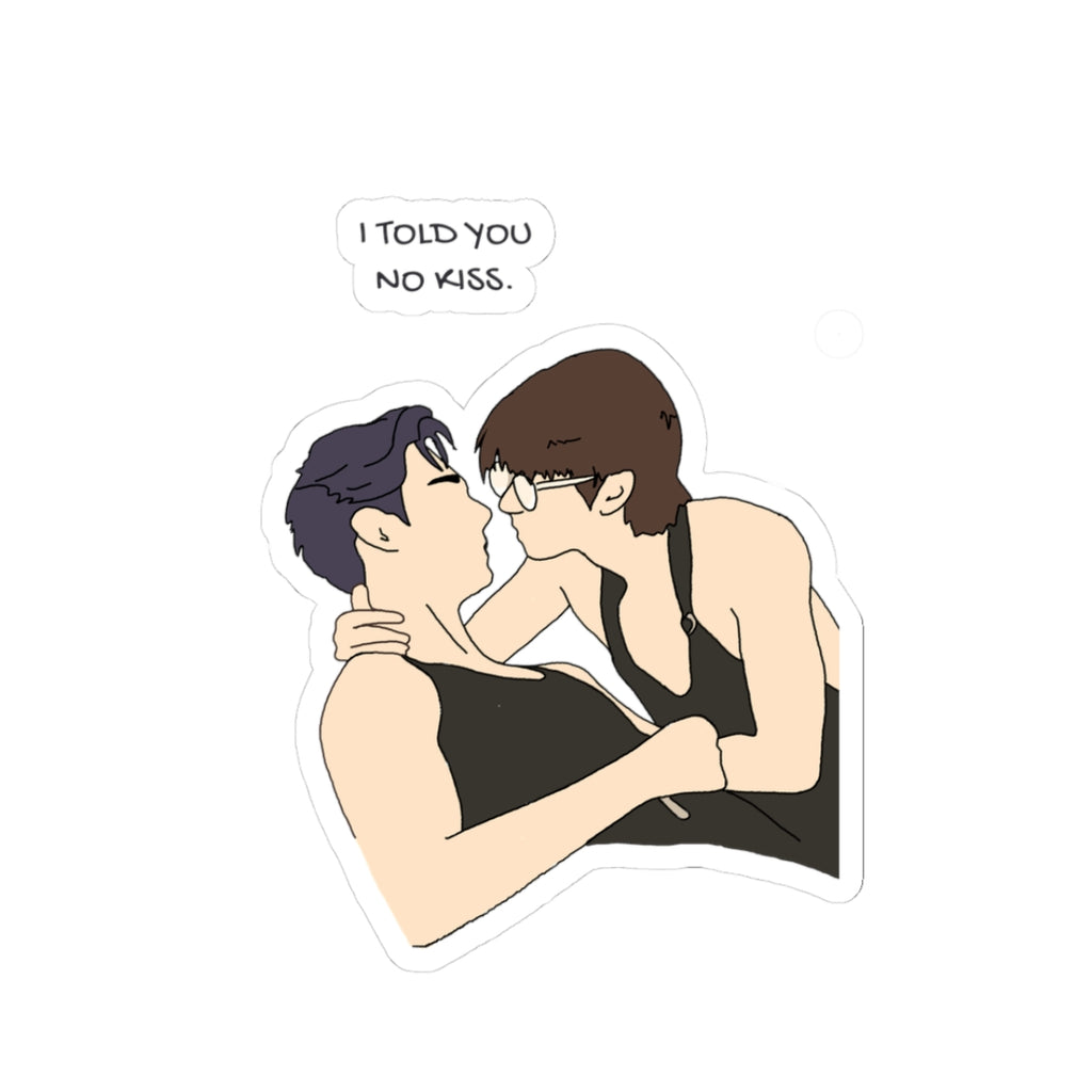 Pooh Pavel Pitbabe The Series Thai BL Kiss-Cut Stickers