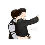 BL Drama Abo Desire XingQiu Couple Kiss-Cut Stickers