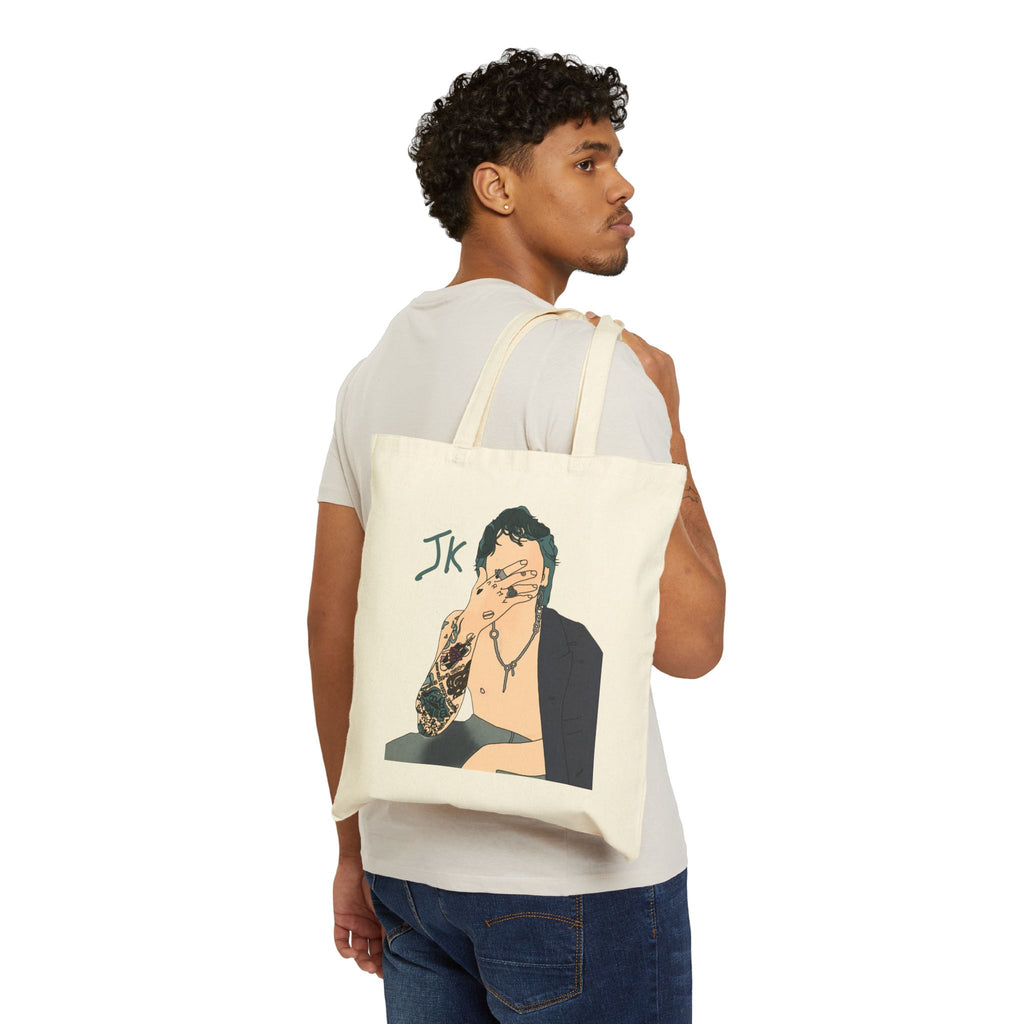 Jungkook BTS Fan Art Tote Bag K-Pop Army