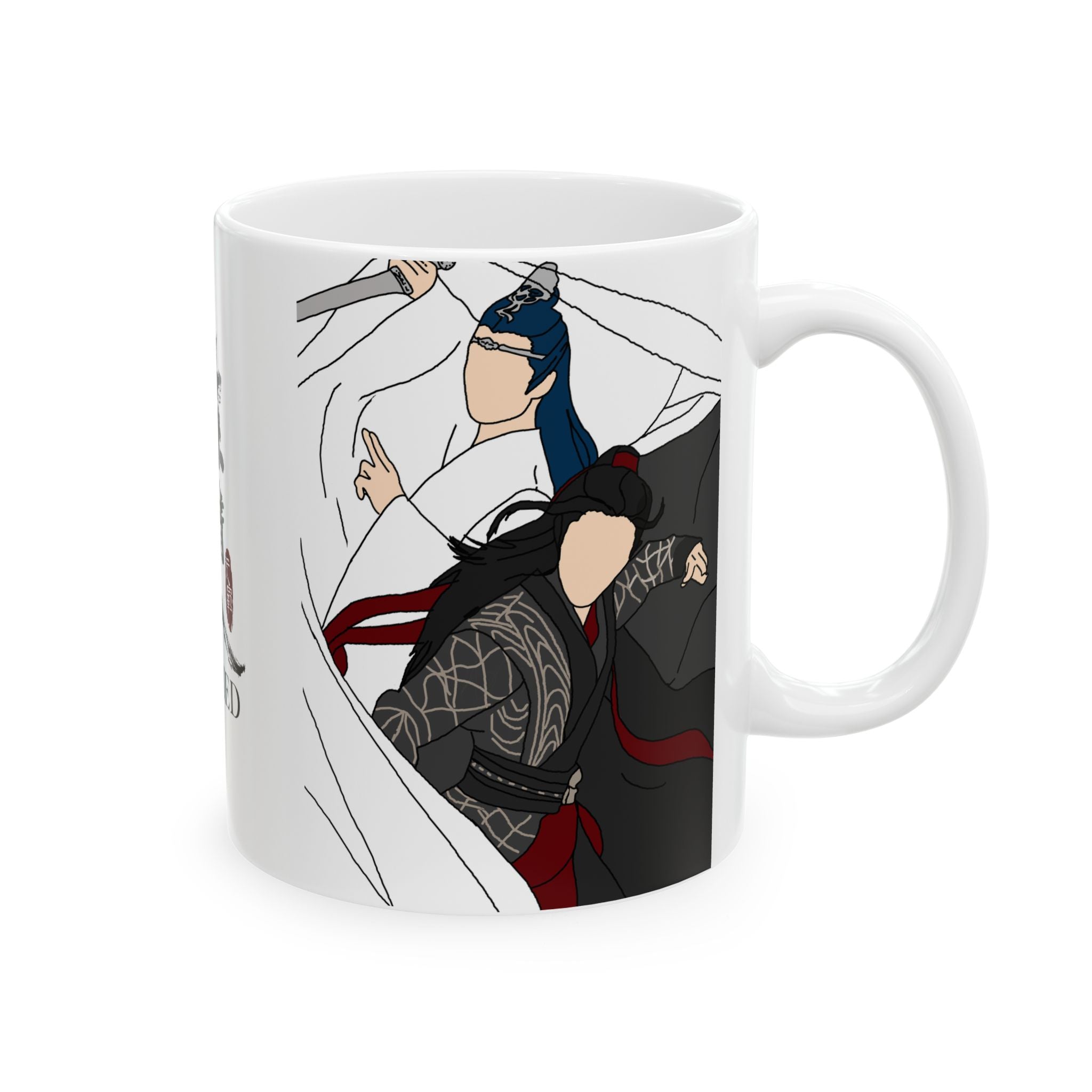 The Untamed Mug Wang Yibo Xiao Zhan | YiZhan WangXian BL Mug | CQL MDZS Fandom Gift | Chinese Drama Cup
