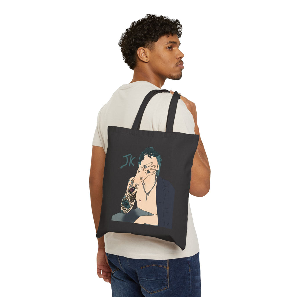 Jungkook BTS Fan Art Tote Bag K-Pop Army