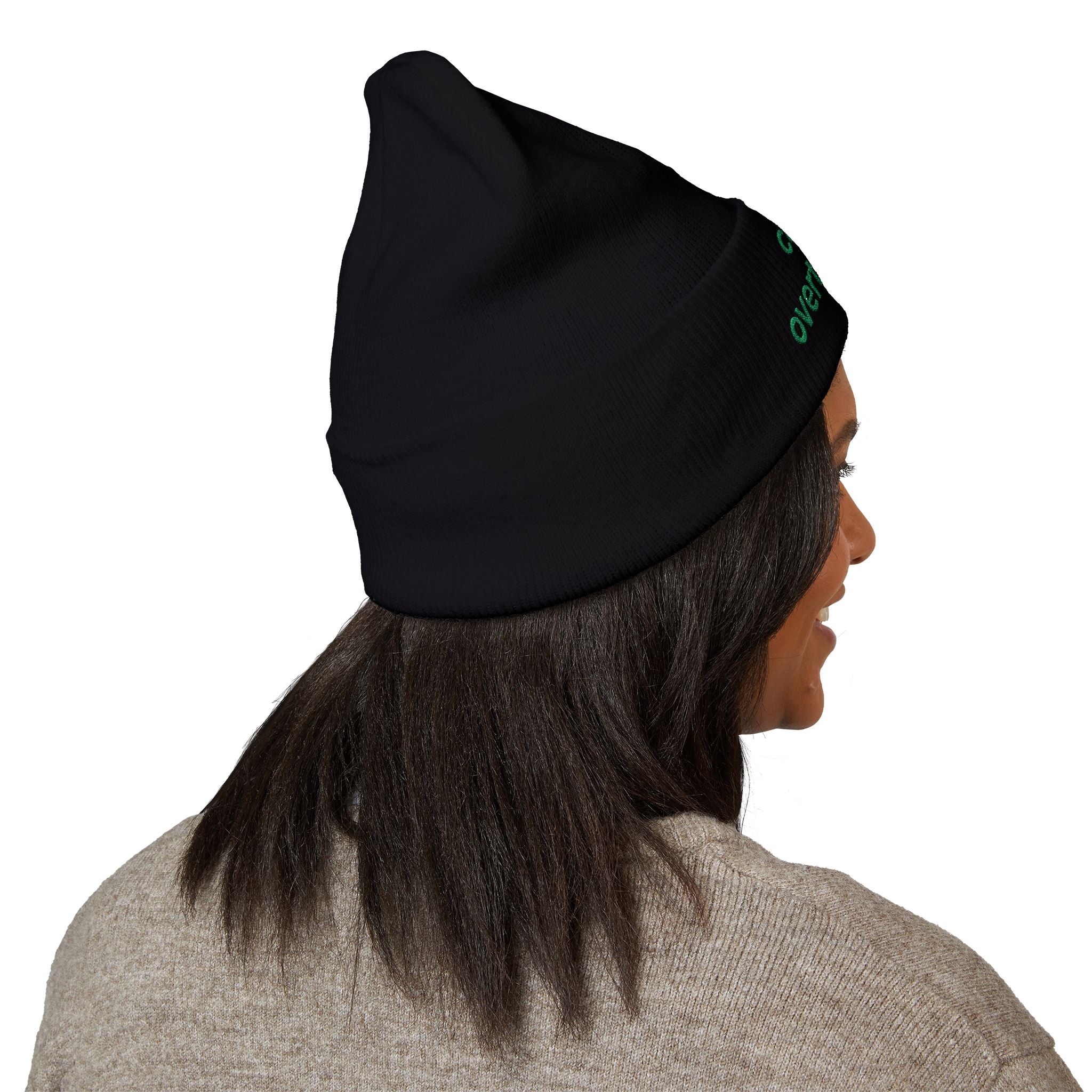 CEO of Overthinking Embroidered Funny beanie