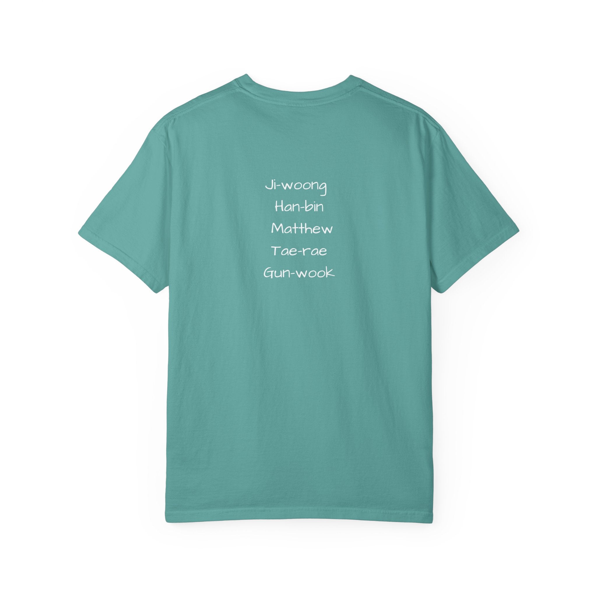 zerobaseone ZB1 Members Tee | T-Shirt featuring Ji-woong Han-bin Matthew Tae-rae Gun-wook