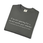 Kdrama Quote Shirt If He Isn’t Yearning For You Korean Chinese Tee BL Drama Aesthetic Shirt Minimalist Sad Love Quote Shirt Soft Girl Streetwear