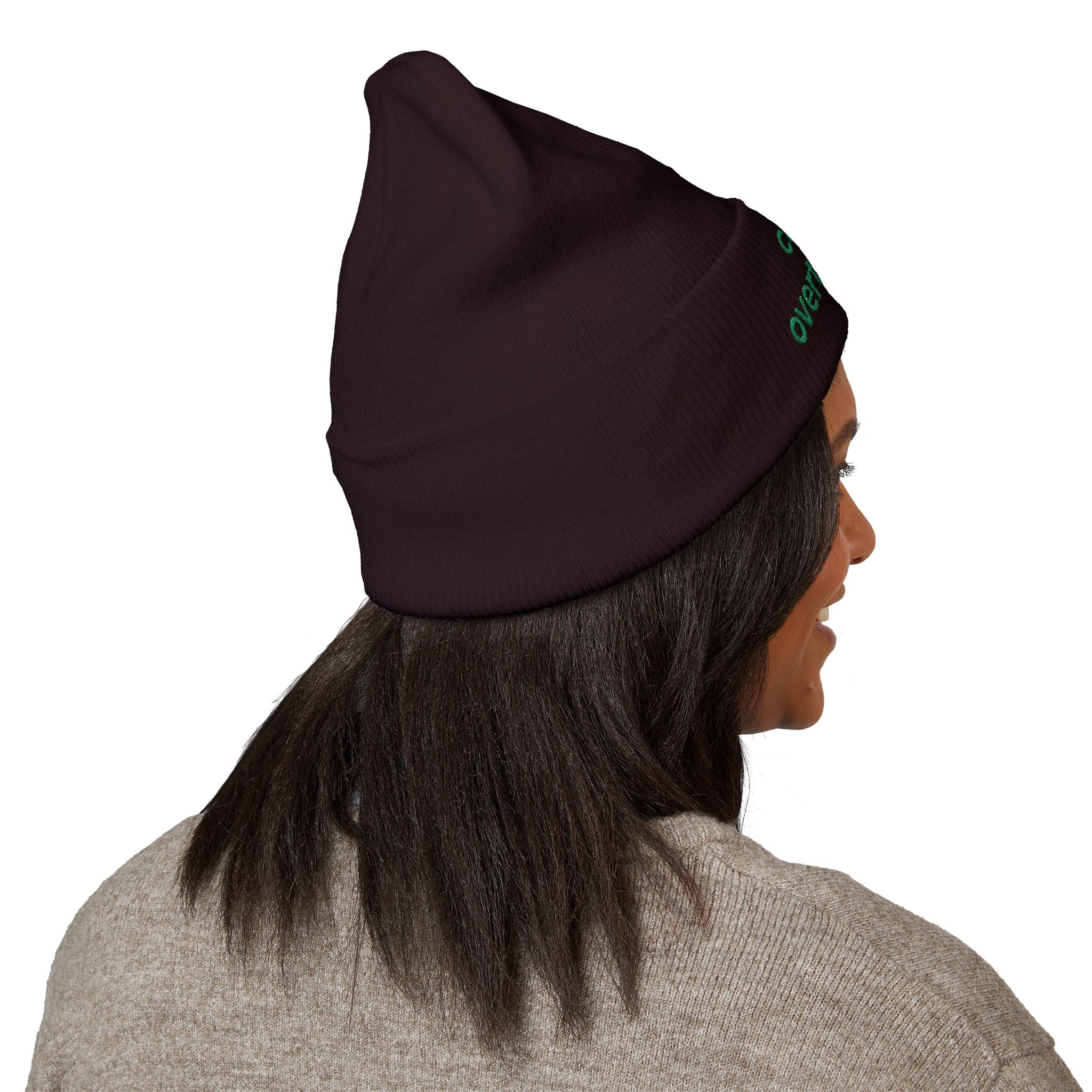 CEO of Overthinking Embroidered Funny beanie