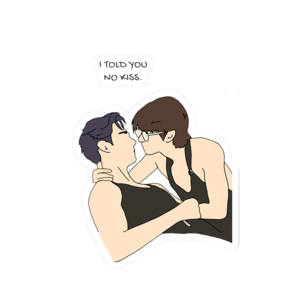 Pooh Pavel Pitbabe The Series Thai BL Kiss-Cut Stickers