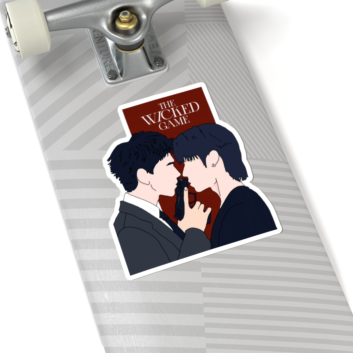 DaouOffroad The Wicked Game Kiss-Cut Stickers