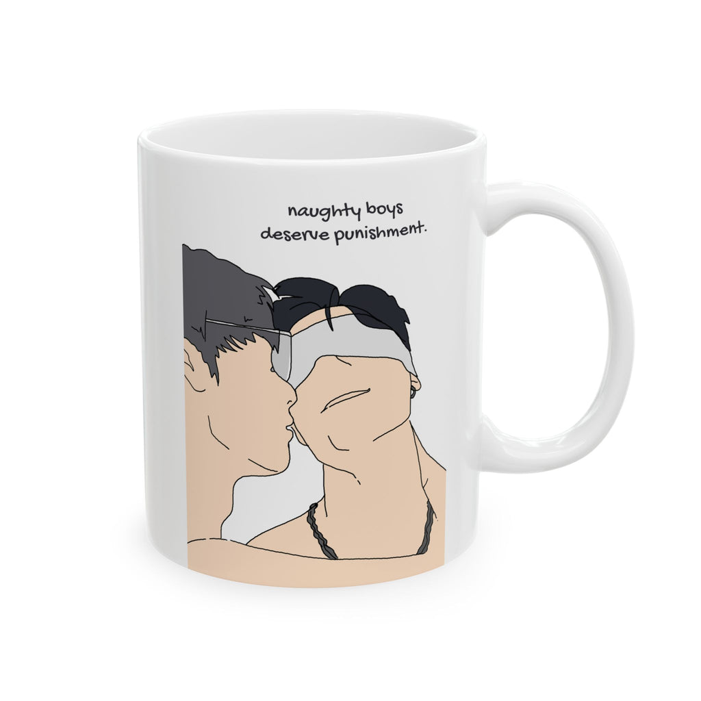PoohPavel Mug Naughty Boys Deserve Punishment | Pit Babe S2 Charlie Babe Mug | Thai BL Drama Gift