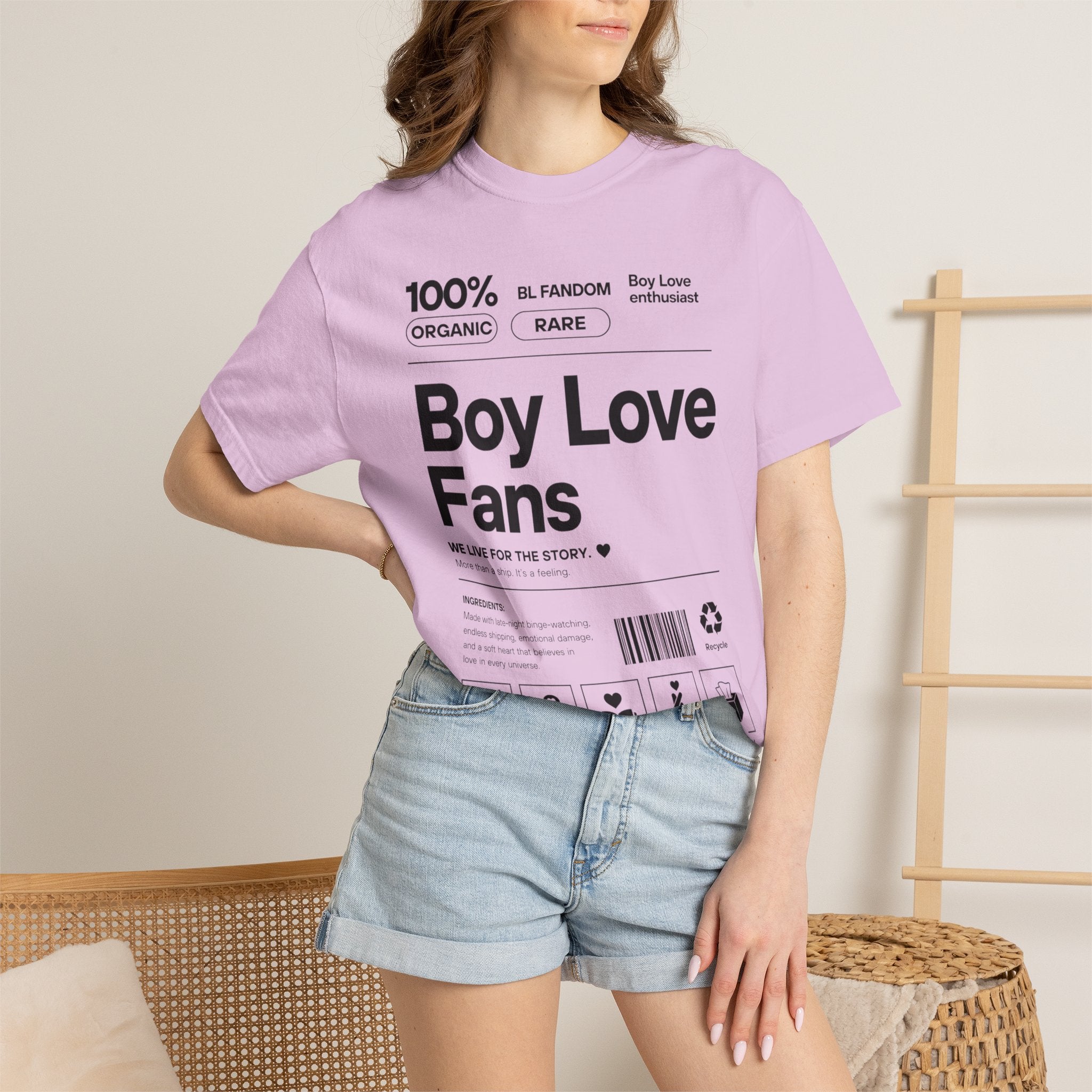 Boy Love Fans Fandom T-Shirt BL Fujoshi Anime Aesthetic Tee
