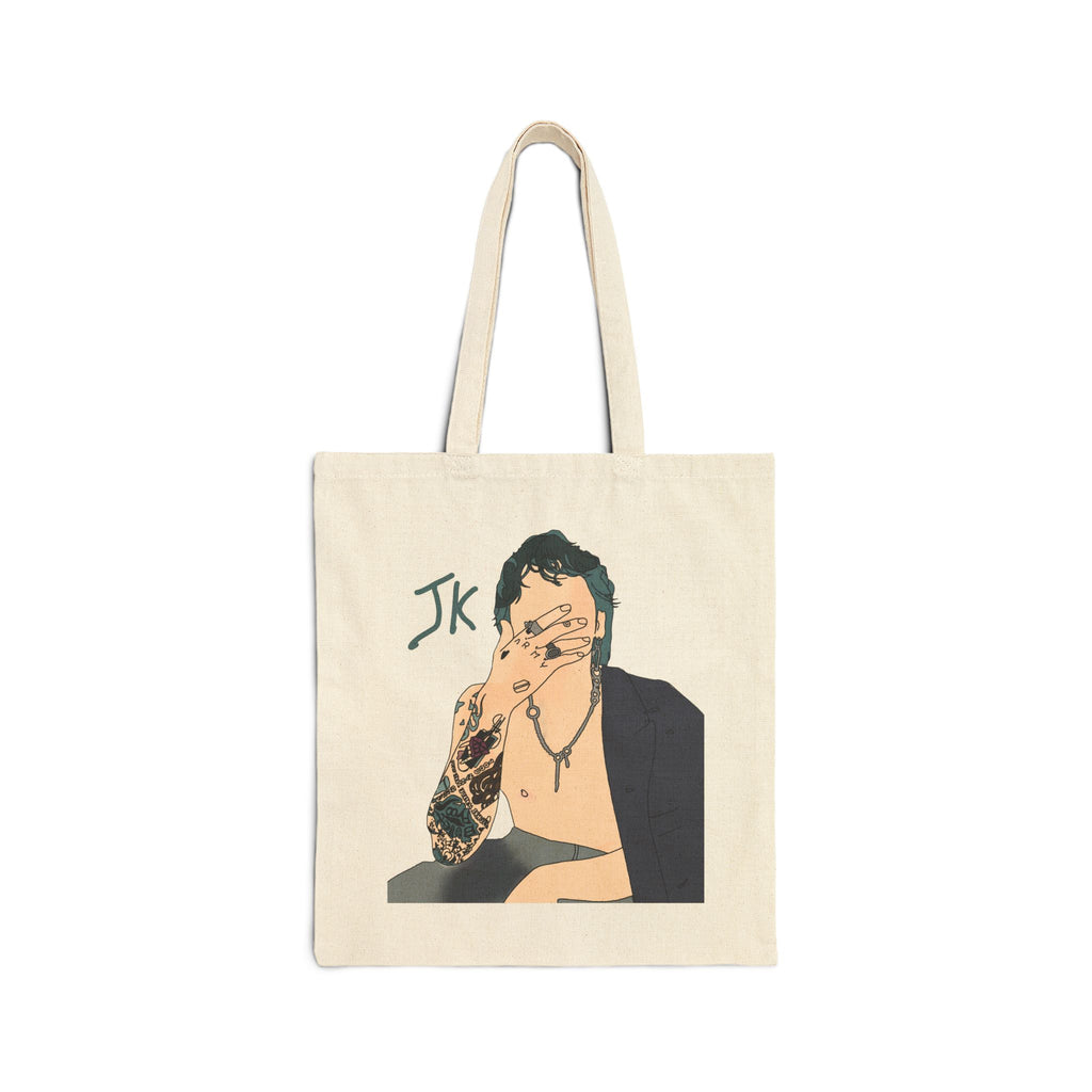 Jungkook BTS Fan Art Tote Bag K-Pop Army