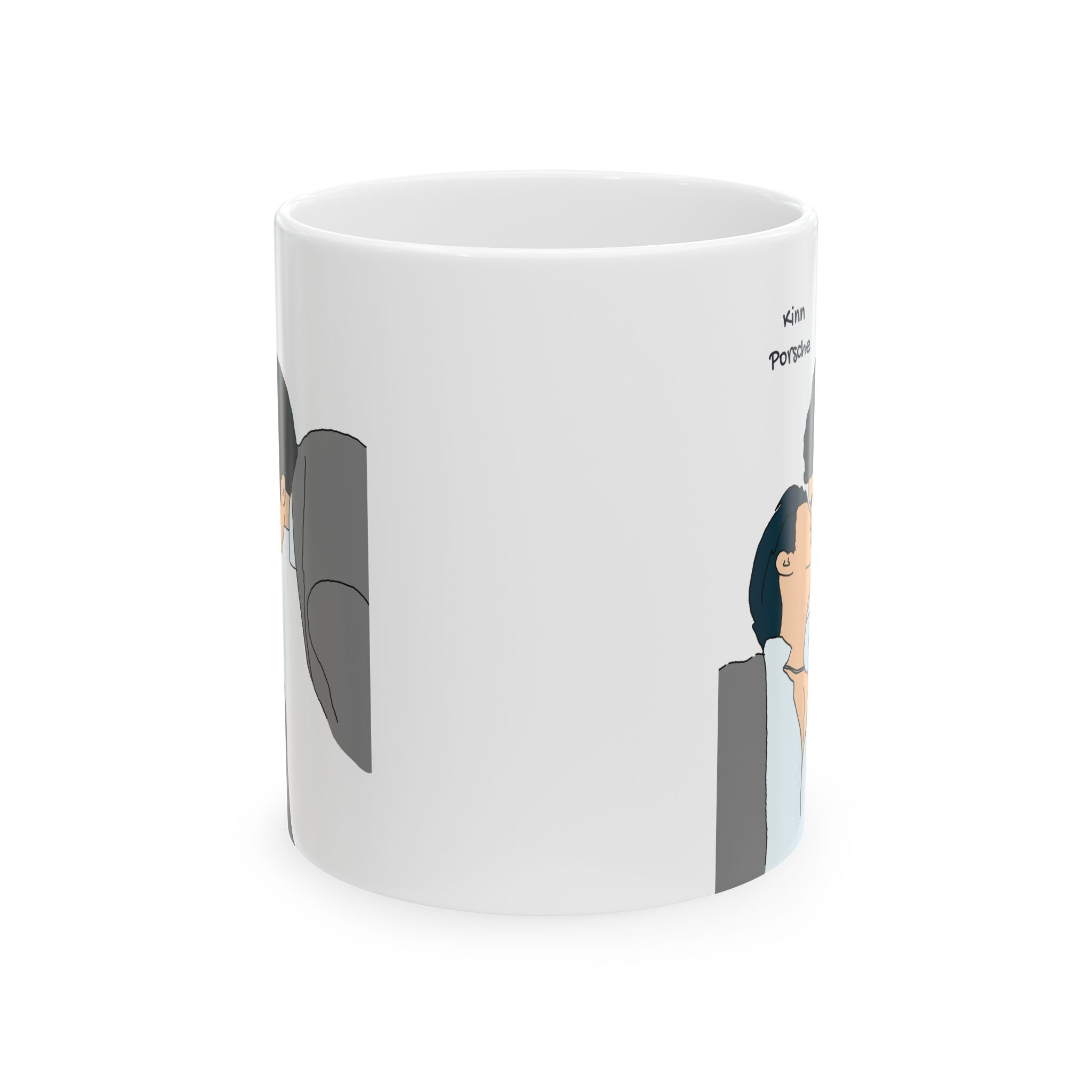 KinnPorsche Mug Thai BL Drama | Kinn Porsche The Series Gift, Boys Love Couple Mug, BL Fan Gift, Thai Series Merch