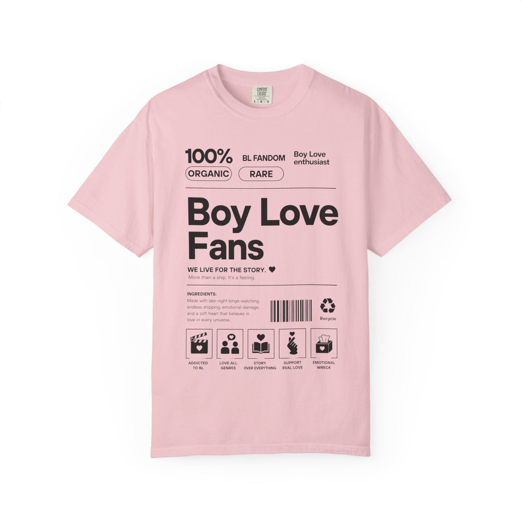 Boy Love Fans Fandom T-Shirt BL Fujoshi Anime Aesthetic Tee