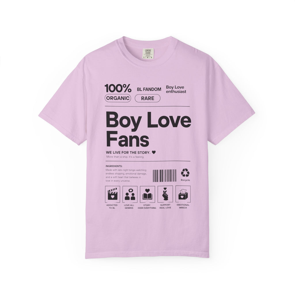 Boy Love Fans Fandom T-Shirt BL Fujoshi Anime Aesthetic Tee