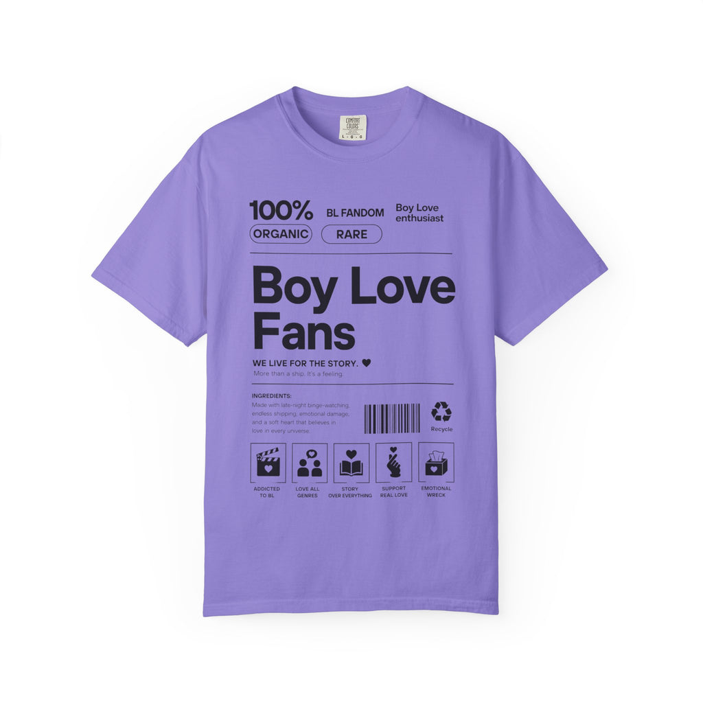 Boy Love Fans Fandom T-Shirt BL Fujoshi Anime Aesthetic Tee