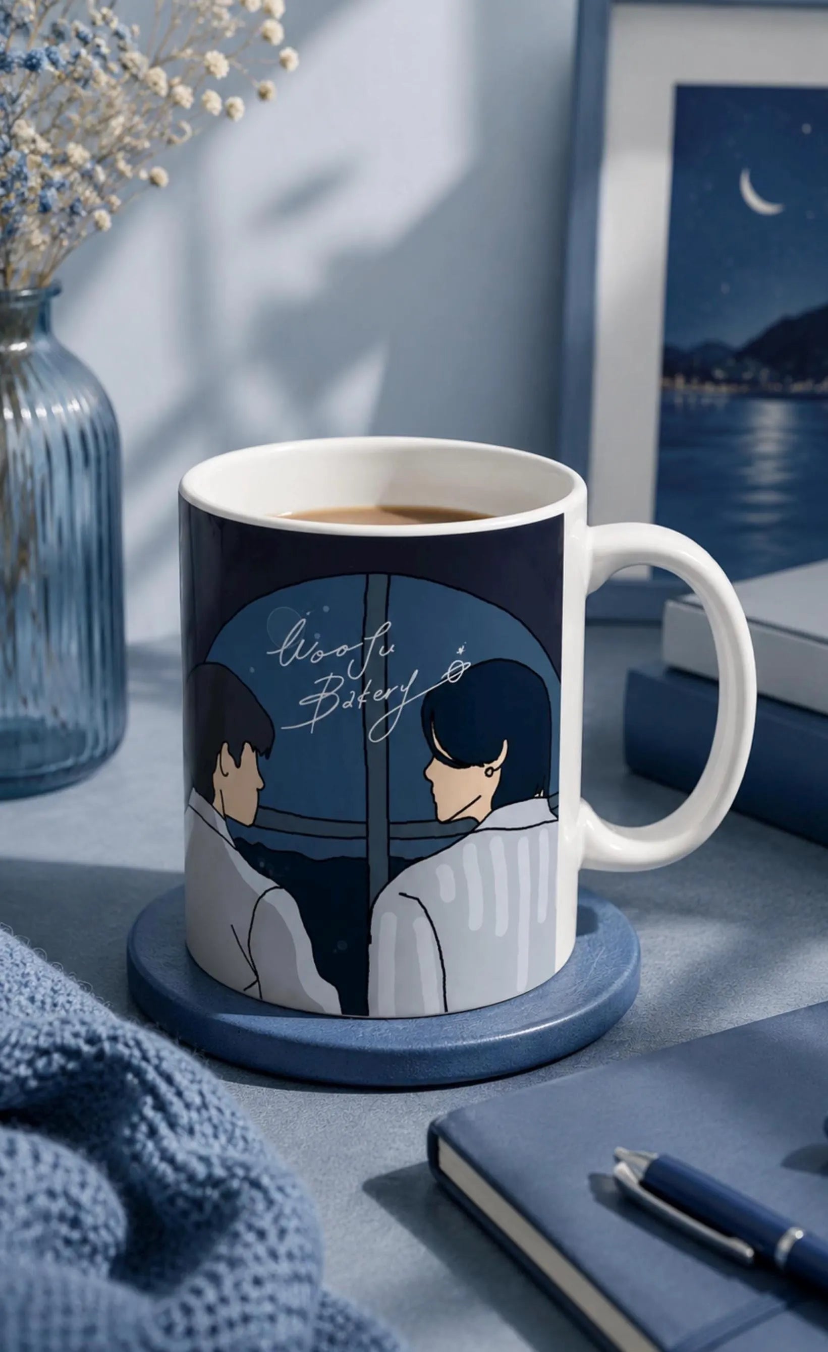 Wooju Bakery Mug Thai Korean BL series Jeff Satur Barcode