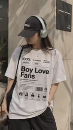 Boy Love Fans Fandom T-Shirt BL Fujoshi Anime Aesthetic Tee